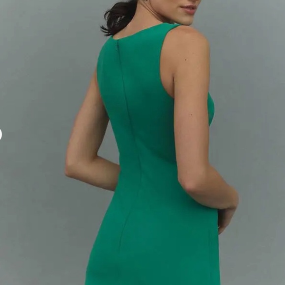 BHLDN Blair Stretch Crepe High-Neck Mini Dress - Picture 3 of 3